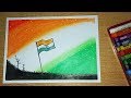 Independence day drawing | Creative drawing Indian Flag | how to draw Indian flag for kids