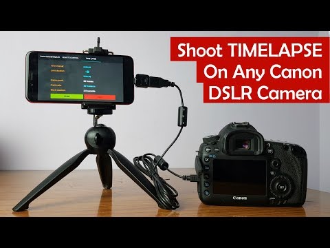 Shoot Time-lapse Video with Canon DSLR Camera Using Android App android app