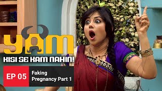 Yam Kisi Se Kam Nahin - Faking Pregnancy Part 1 Full Episode 5 Comedy Show Ishara Tv