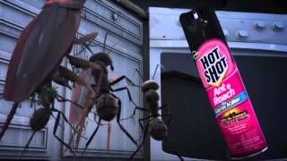 Hot Shot Ant & Roach Plus Germ Killer Commercial