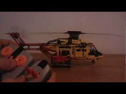 VIDEO : lego technic 9396 pf remote controlled - i decided to combine ai decided to combine alego technic 9396helicopter with a spare 8043 scavenger set i had laying around. together with the 8879 ...
