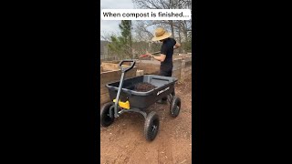 Gorilla 12 Cu. Ft. Heavy-Duty Poly Yard Dump Cart