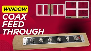 New From Dx Engineering Window Feed-Through Panels