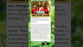 Fabregas The Thierry Henry Effect