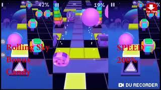 Rolling Sky Bonus Candy 200% Speed All