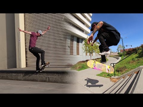 BRAILLE GOES STREET SKATING IN OAKLAND, CA