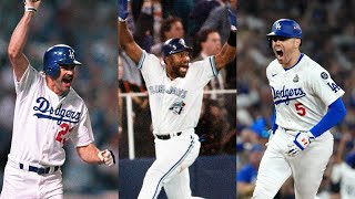 Legendary Postseason Walk-Offs Kirk Gibson, Joe Carter, Freddie Freeman And More