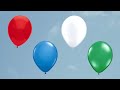 The Balloon Song (for learning colors)