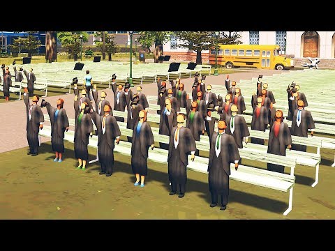 Creating A Beautiful University That Creates Crippling Student Loan Debt in Cities Skylines: Campus
