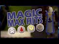 [OSRS] Magic MAX HITS | Max Hit Of Every Magic Spell!