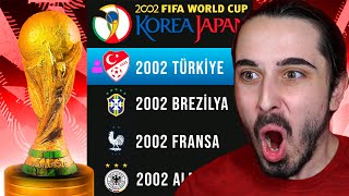 FIFA 22'de 2002 DÜNYA KUPASI OYNAMAK! // EFSANE 2002 TÜRKİYE KADROSU DÜNYA KUPAS
