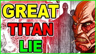 Truth Behind the Great Titan War! Attack on Titan Chapter 99 Review Shingeki no Kyojin Ch 99