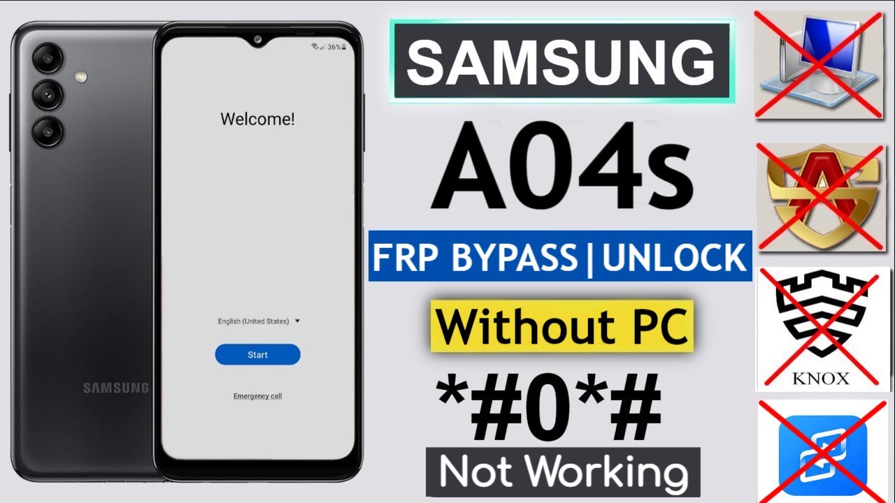 Samsung A04s Frp Bypass/Unlock Google Account Without Pc Samsung A04s Frp Bypass/Unlock Google Account Without Pc