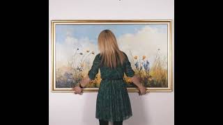 Thin D And White Tv Frame For Samsung The Frame, Tcl Nxtframe, Wooden Wall Art 32-85 Sizes
