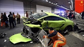 Китайские детки играют в Форсаж на Феррари и Ламборгини