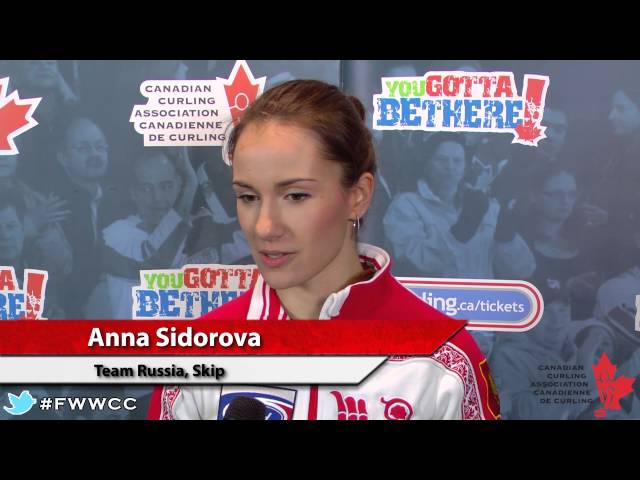 Media Scrum Draw 6 - 2014 Ford World Women's Curling Championship