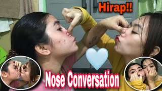 Nose Pinch Challenge With Q&A Super Funny..marvory Vlog..