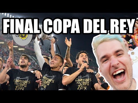 REACCION EN EL ESTADIO BARCELONA 1-2 VALENCIA *FINAL COPA DEL REY*
