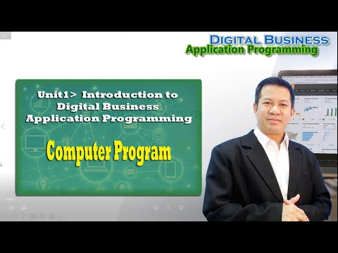 Digital Business Application Programming - Unit 1-1.Computer Program