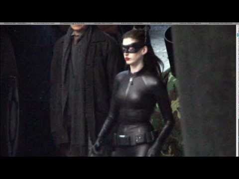 Anne Hathaway's Full Catwoman Costume Anne Hathaway's Full Catwoman Costume
