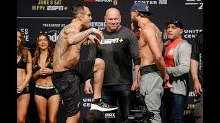Ufc 238 Tony Ferguson Vs. Donald Cerrone Weigh-In Staredown - Mma Fighting