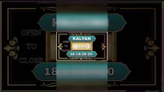 Kalyan Satta Matka Satta Matka Kalyan Today Open To Close 7725