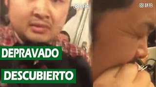 Descubren A Joven Chino Grabando Debajo De Las Faldas Y Recibe Castigo Video Viral 2016