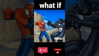 spidey vs venom spider force #marvel #dc #venom #spiderman