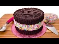 Giant Ice Cream Sandwich from Cookies Cupcakes and Cardio