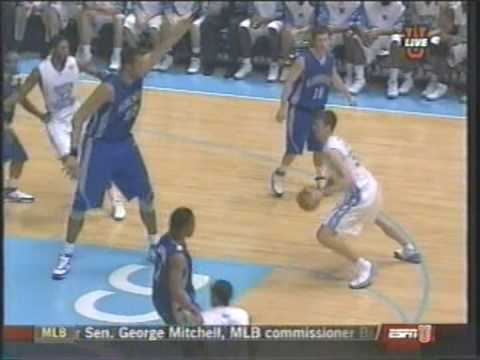 Tyler Hansbrough Dunk on 7'7 Kenny George
