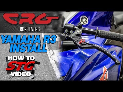 CRG Yamaha R3 RC2 Lever Install | Sportbike Track Gear