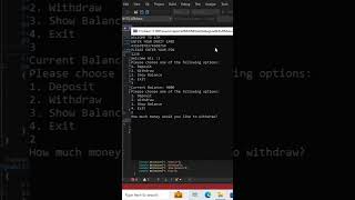 Atm Console App In C Studio 2022