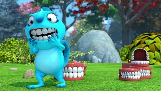 CHATTERING TEETH #1 #2 #3 FULL EPISODE | Cam & Leon | Cartoon for Kids | Funny C