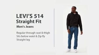 Levi's 514 Straight Fit Mens Jeans  - Jeans Advice