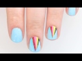 Easy Colorful Prism Nail Art