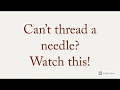 Hand Sewing Basics: How to Thread A Needle