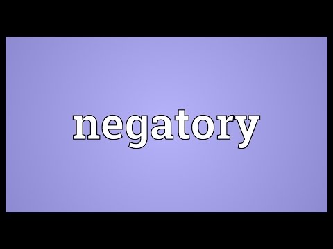 Header of negatory