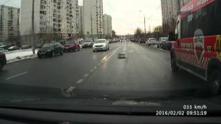 Видео Дороги в Москве разбомбили в январе 2016 года. ул. Барышиха от Егор Чичин, улица Барышиха, Москва, Россия