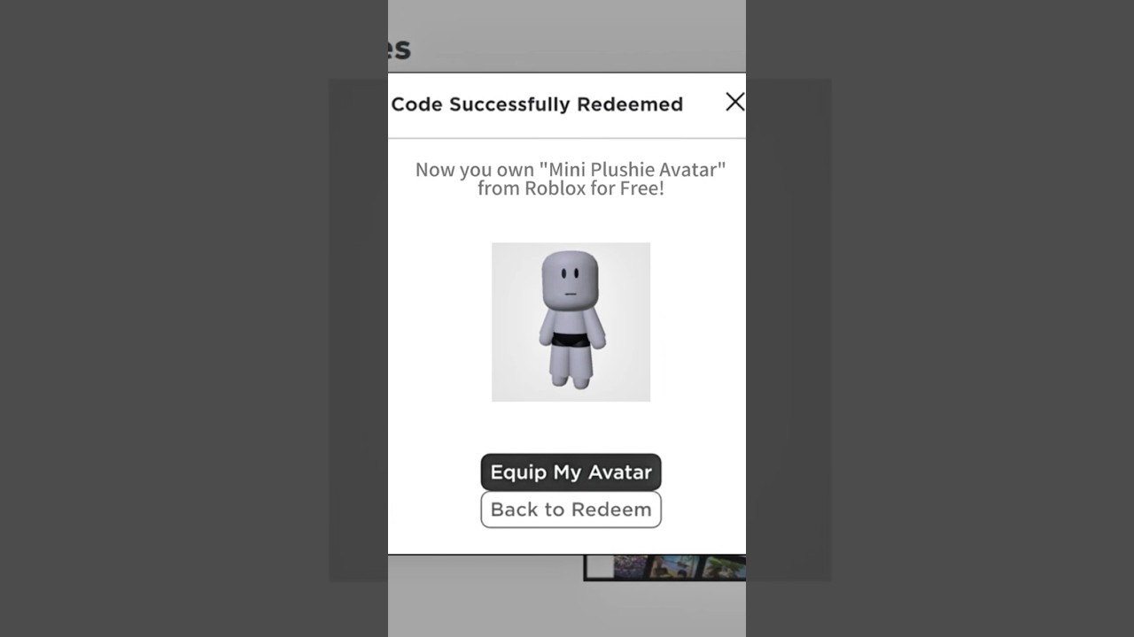 New Secret Free “MINI PLUSHIE AVATAR” Item Code in New Secret Free “MINI PLUSHIE AVATAR” Item Code in