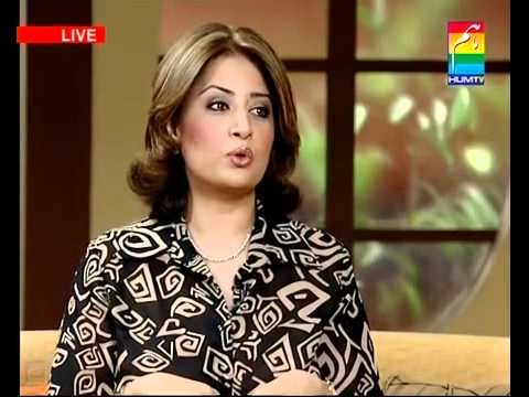 Atiqa Odho in Hum TV Morning Show 2008 (Part 1)