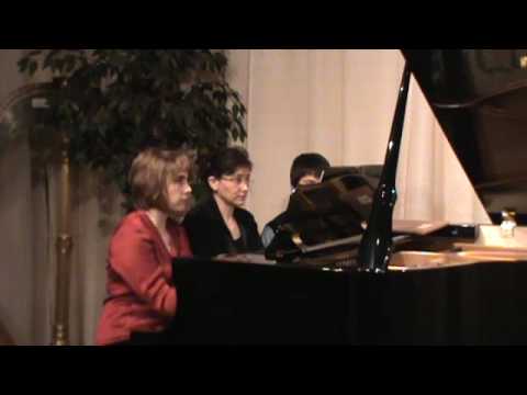 J. Brahms - Hungarian Dance No. 1 in G Minor, Piano Duet