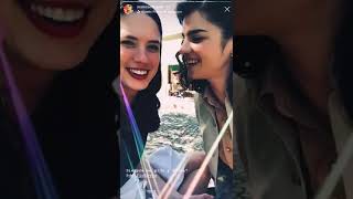 Malena Sánchez Y Delfina Chaves Jugaron A Estar A Los Besos