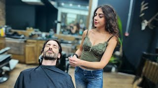 Italian Lady Barber Really Surprised Me
