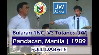 Inc Vs Saksi Ni Jehova Debate