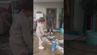 Rekor Beğeni Gelirmi ?? Köyde Kızımın Koridor Halısını Yıkadım
