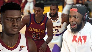 ZION WILLIAMSON vs LEBRON JAMES In NBA 2K19!
