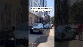 Rolls-Royce moved for new Porsche Taycan! #luxurycars
