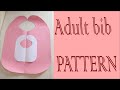 Adult bib I Free pattern