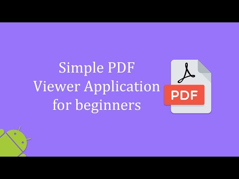 Simple PDF Viewer Application in Android Studio