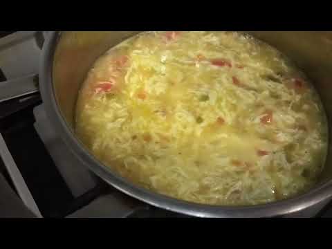 BETTER THAN TAKE OUT!EASY VEGETABLES EGG DROP SOUP#soup #homemade